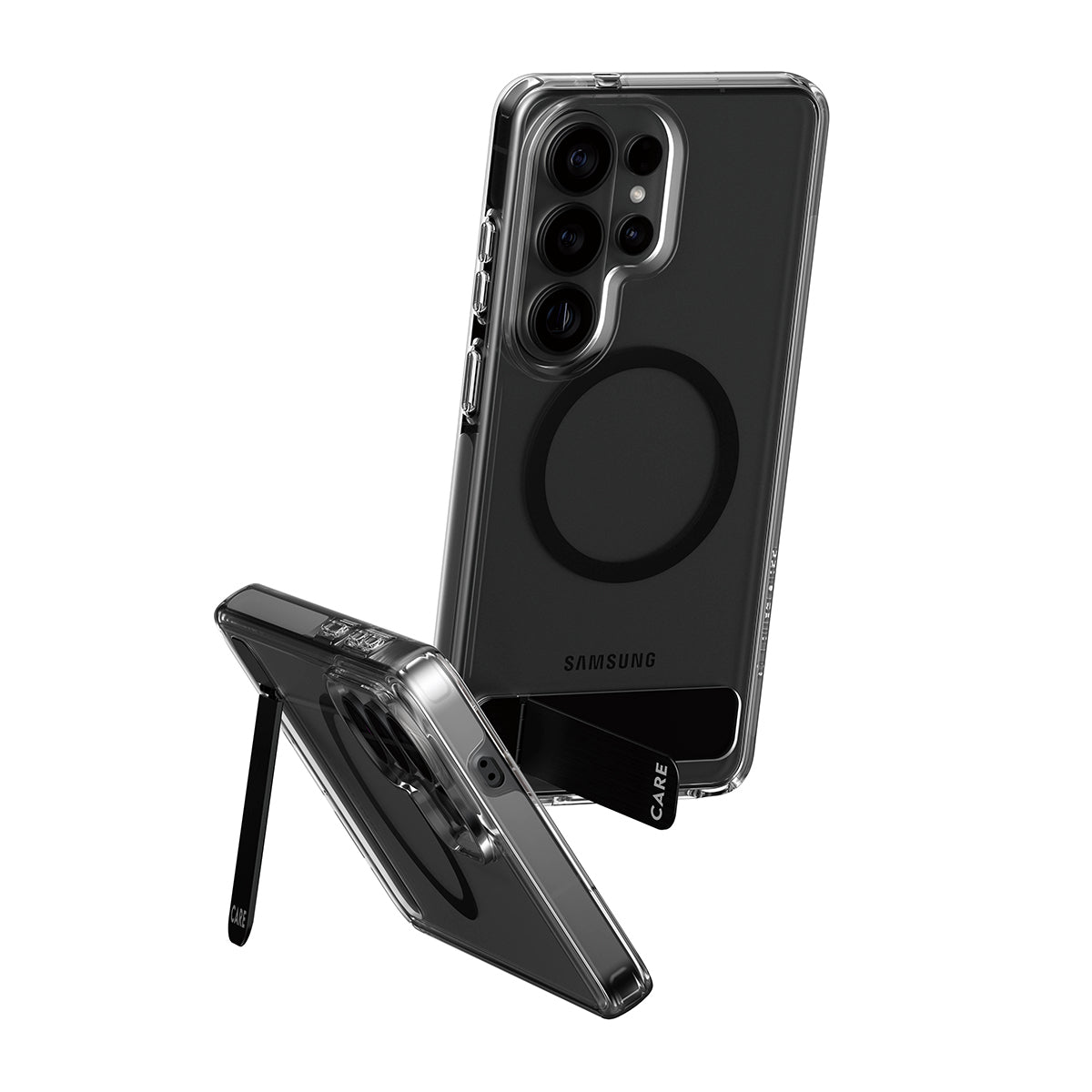 PanzerGlass CARE™ by ® Kickstand Case Transparent w. Qi Samsung Galaxy S26 Ultra coque de protection pour téléphones por