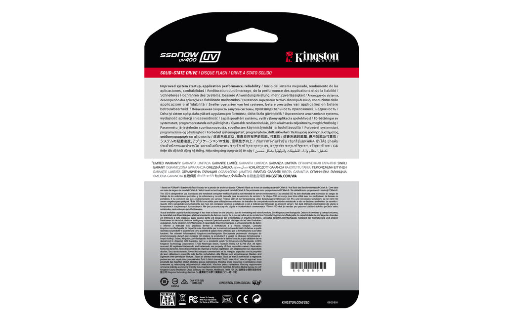 Kingston Technology SSDNow UV400 240 Go 2.5" Série ATA III TLC - vue 5