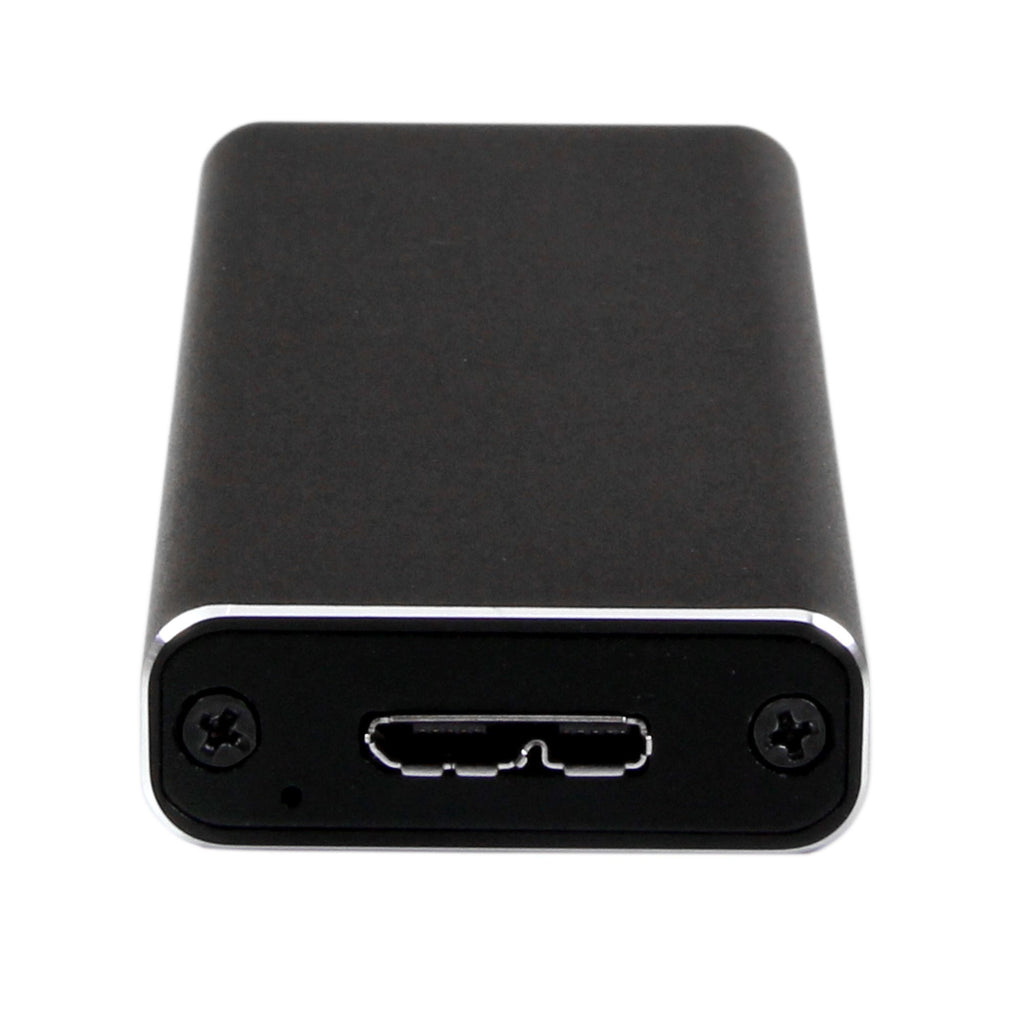 StarTech.com Boîtier Aluminium M.2 SSD vers USB 3.0 (5Gbps) avec UASP - Noir - M.2 NGFF SATA avec Clé B & Clé B+M - Boîtier Externe M.2 Portable - Non Compatible avec NVMe / AHCI