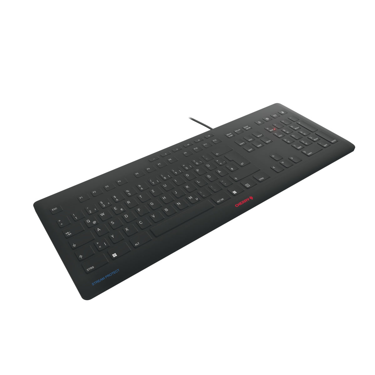 Contour Design Stream Clavier Universel USB QWERTZ Allemand, Noir
