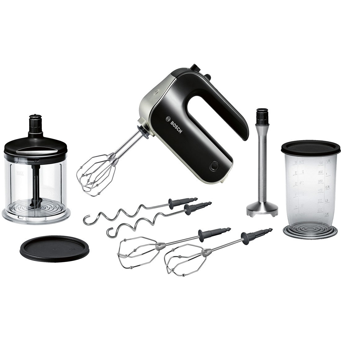 Bosch Bosch MFQ4885DE mixeur Batteur à main 575 W Noir, Chrome