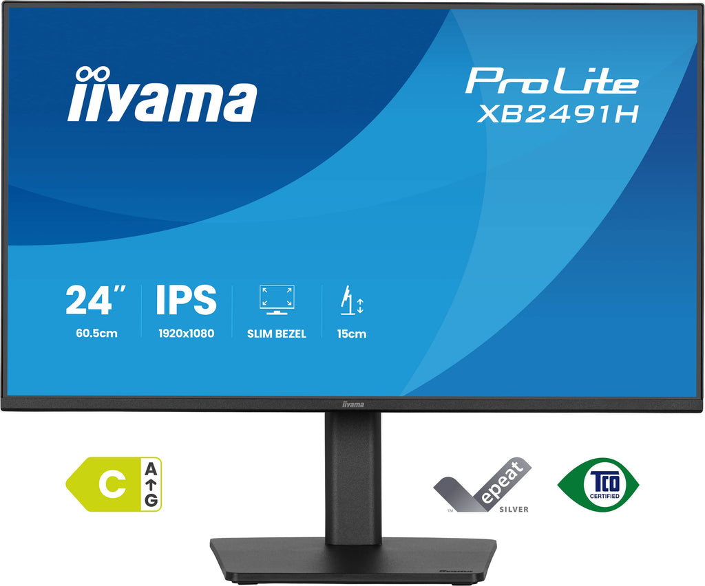 iiyama ProLite XB2491H-B1 Écran PC 60,5 cm (23.8") Full HD 1920 x 1080 LCD Noir