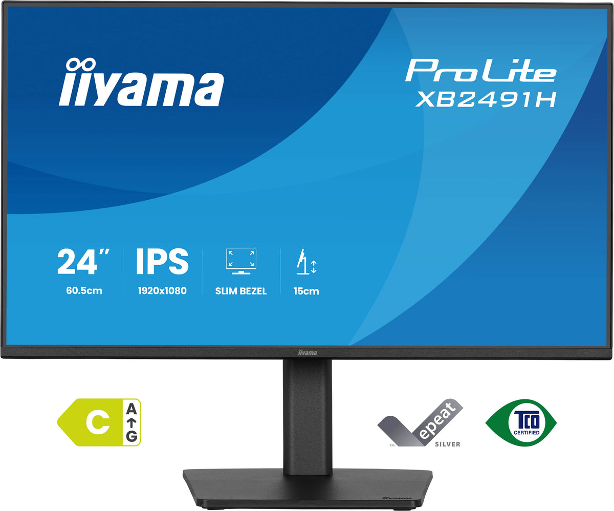 iiyama ProLite XB2491H-B1 Écran PC 60,5 cm (23.8") Full HD 1920 x 1080 LCD Noir