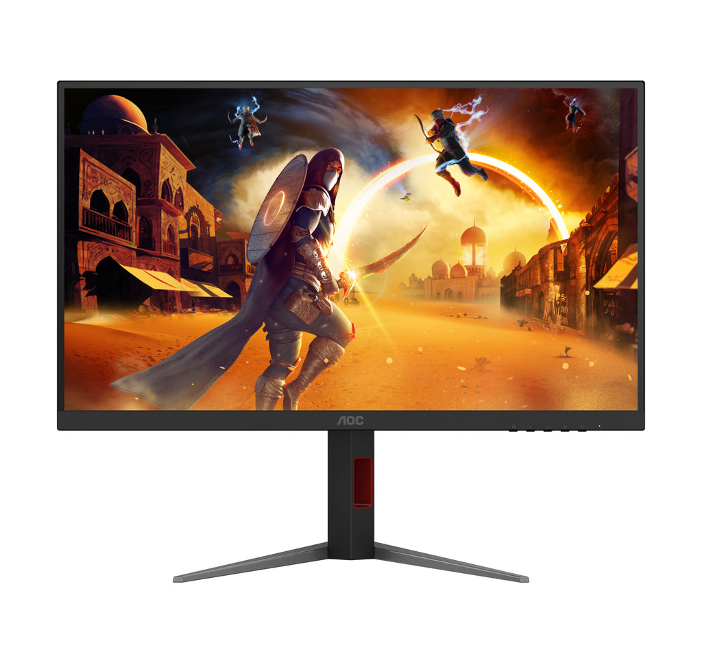 AOC G4 U27G4XM Écran Gaming 27" 4K UHD MiniLED 3840 x 2160 pixels, 160Hz, 1ms, Noir et Rouge