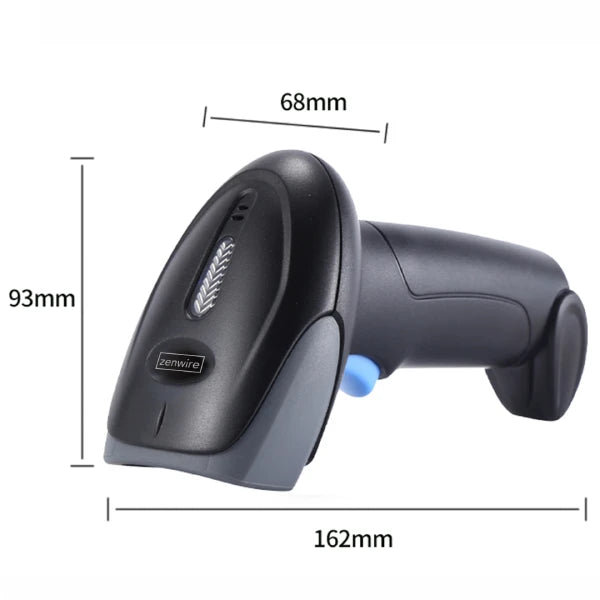 Lecteur de codes-barres EAN USB sans fil 1D portable Zenwire WJ13