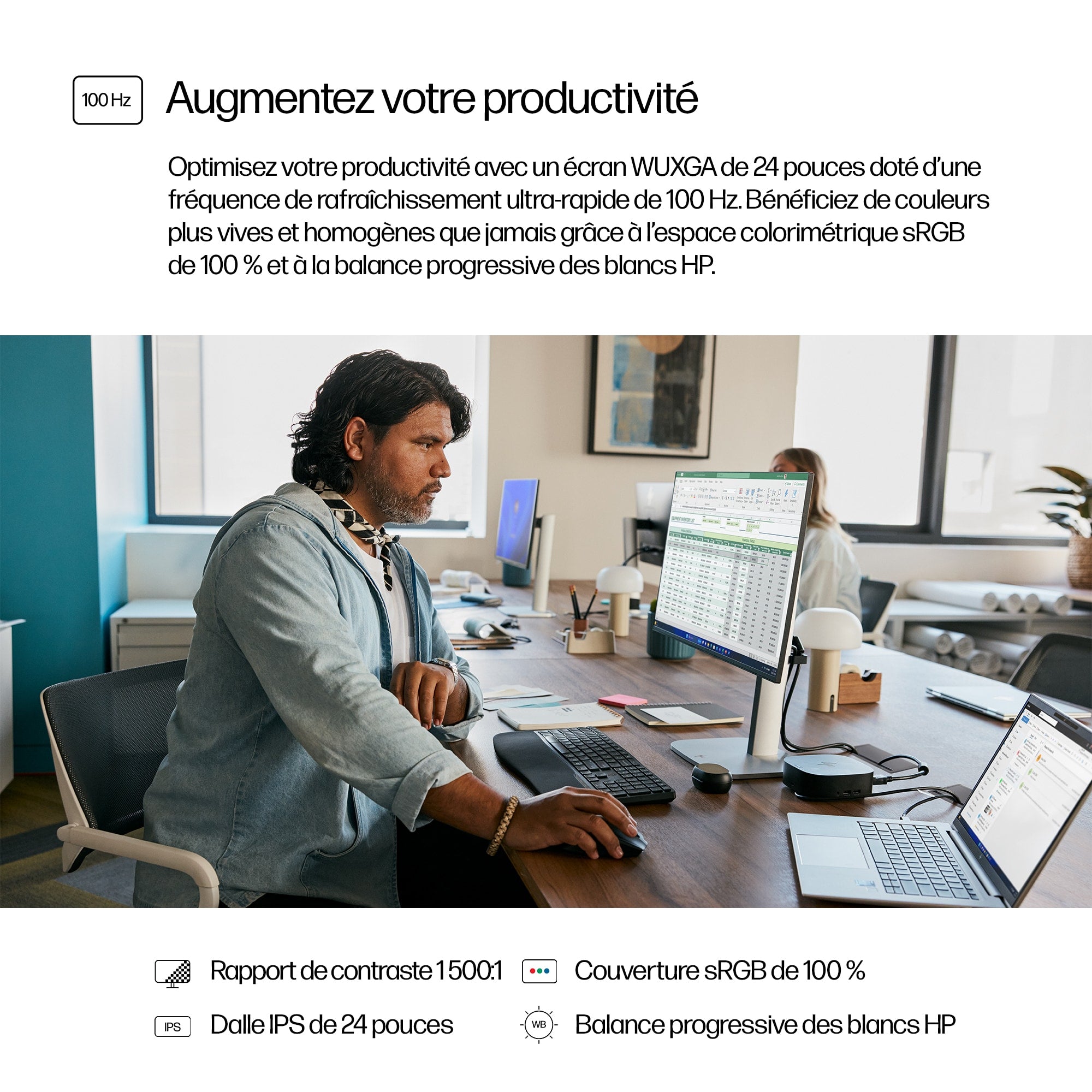 HP Series 5 Pro Moniteur WUXGA 24 pouces Série 5 Pro - 524pn Sans PVC