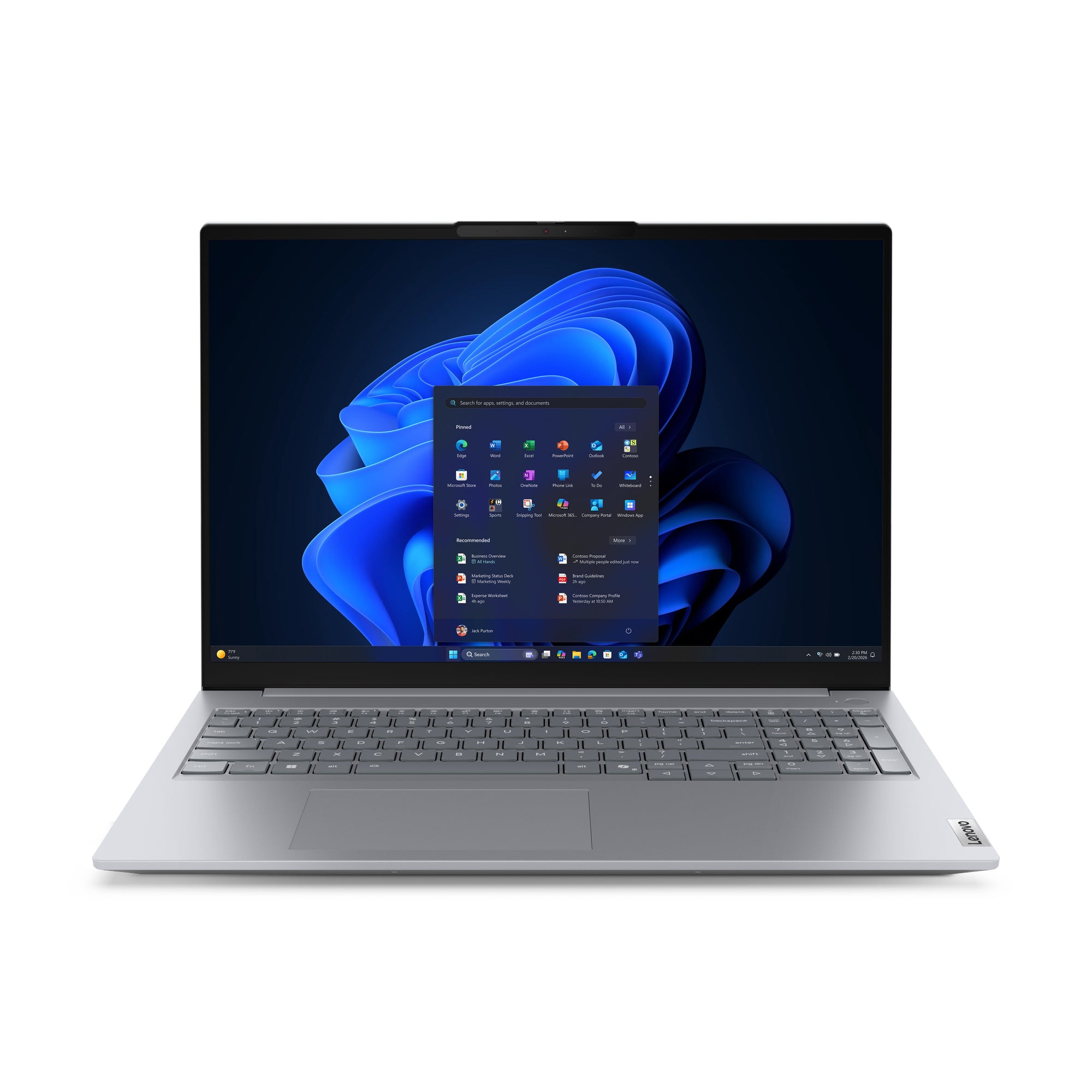 Lenovo ThinkBook 16 G9 AHP AMD Ryzen™ 5 220 Ordinateur portable 40,6 cm (16") WUXGA 16 Go DDR5-SDRAM 512 Go SSD Wi-Fi 7 (802.11be) Windows 11 Pro Nordique Gris