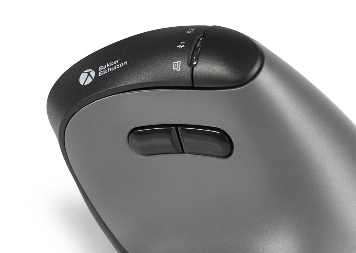 BakkerElkhuizen FastForward Pro mouse souris Bureau Droitier RF Wireless + Bluetooth + USB Type-C Optique 5000 DPI