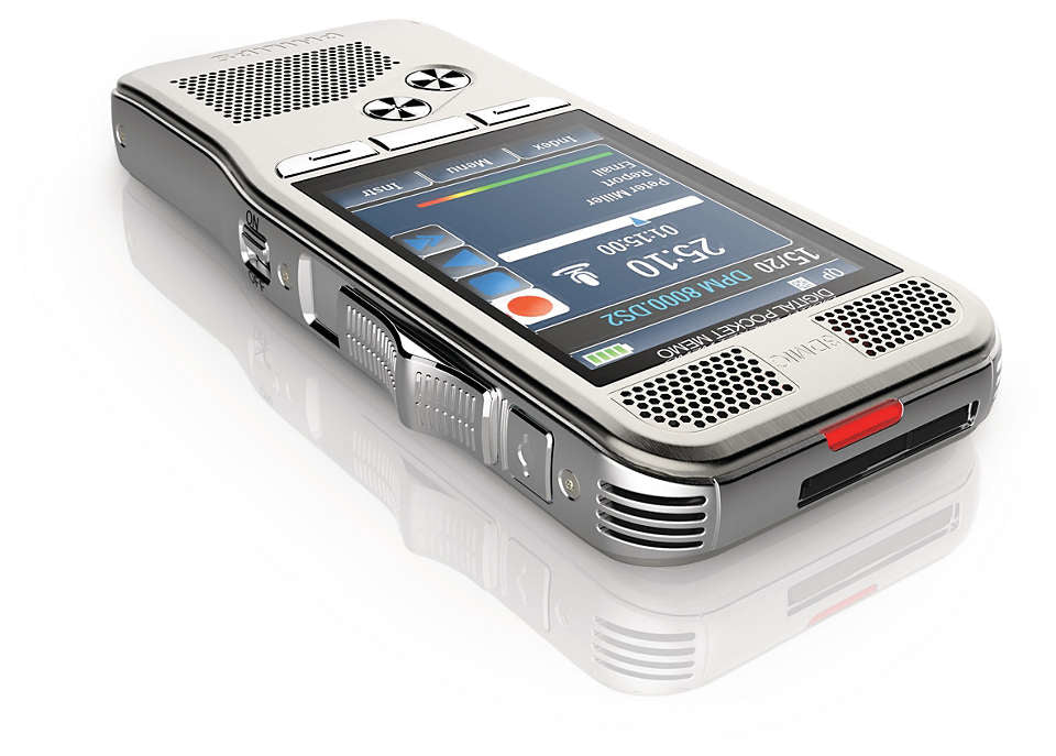 Philips DPM 8300 dictaphone Mémoire interne Argent