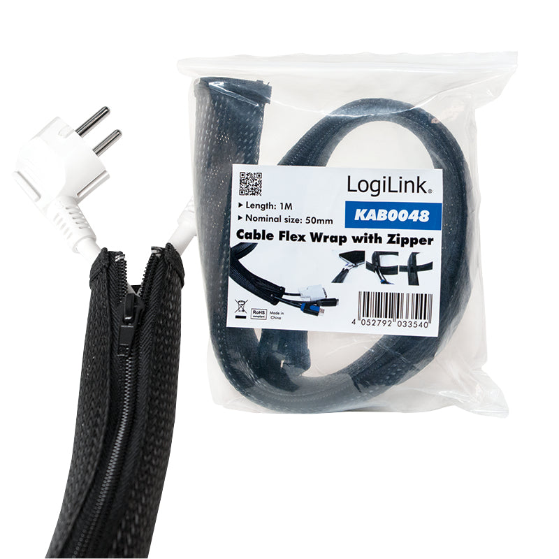 LogiLink KAB0048 manchon de câble Noir