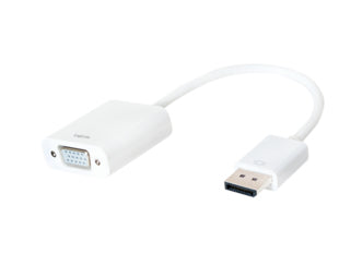 LogiLink CV0059B câble vidéo et adaptateur VGA (D-Sub) DisplayPort Blanc