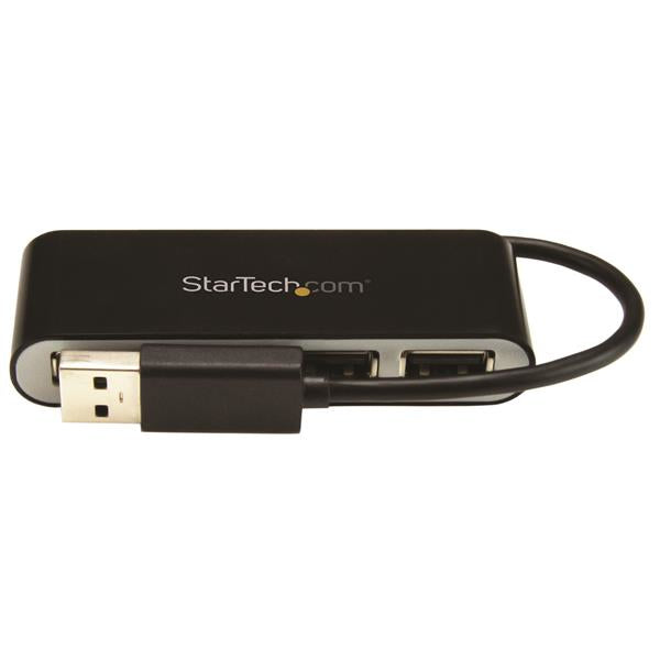 StarTech.com Hub USB 2.0 Portable à 4 Ports avec Câble Intégré