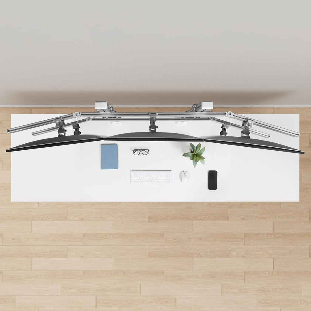 StarTech.com 6-MONITOR-ARM-A Support d'Écran Plat pour Bureau jusqu'à 32 pouces, Blanc