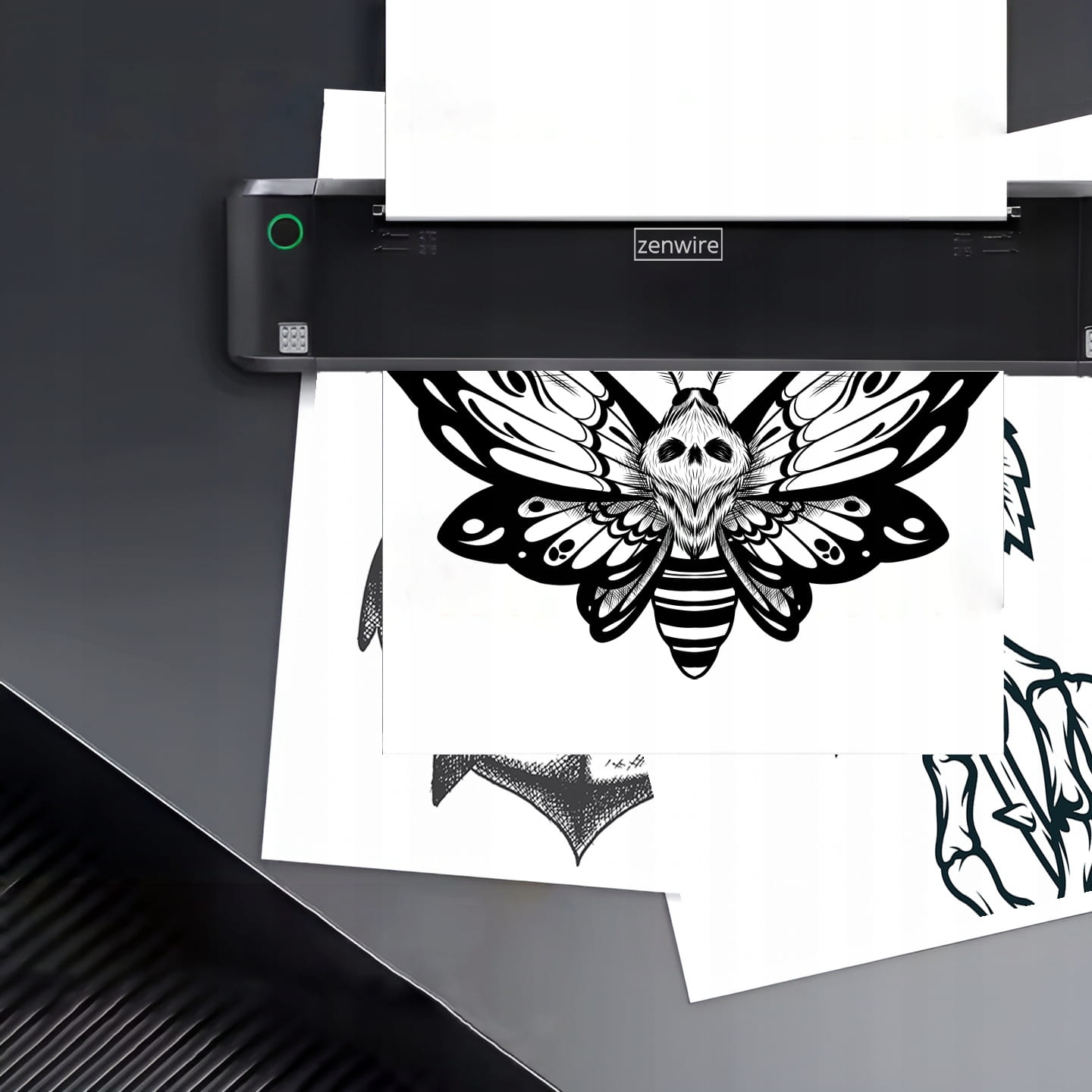 Papier thermique pour tatouages, pour imprimante thermique A4, paquet de 100 feuilles, Zenwire