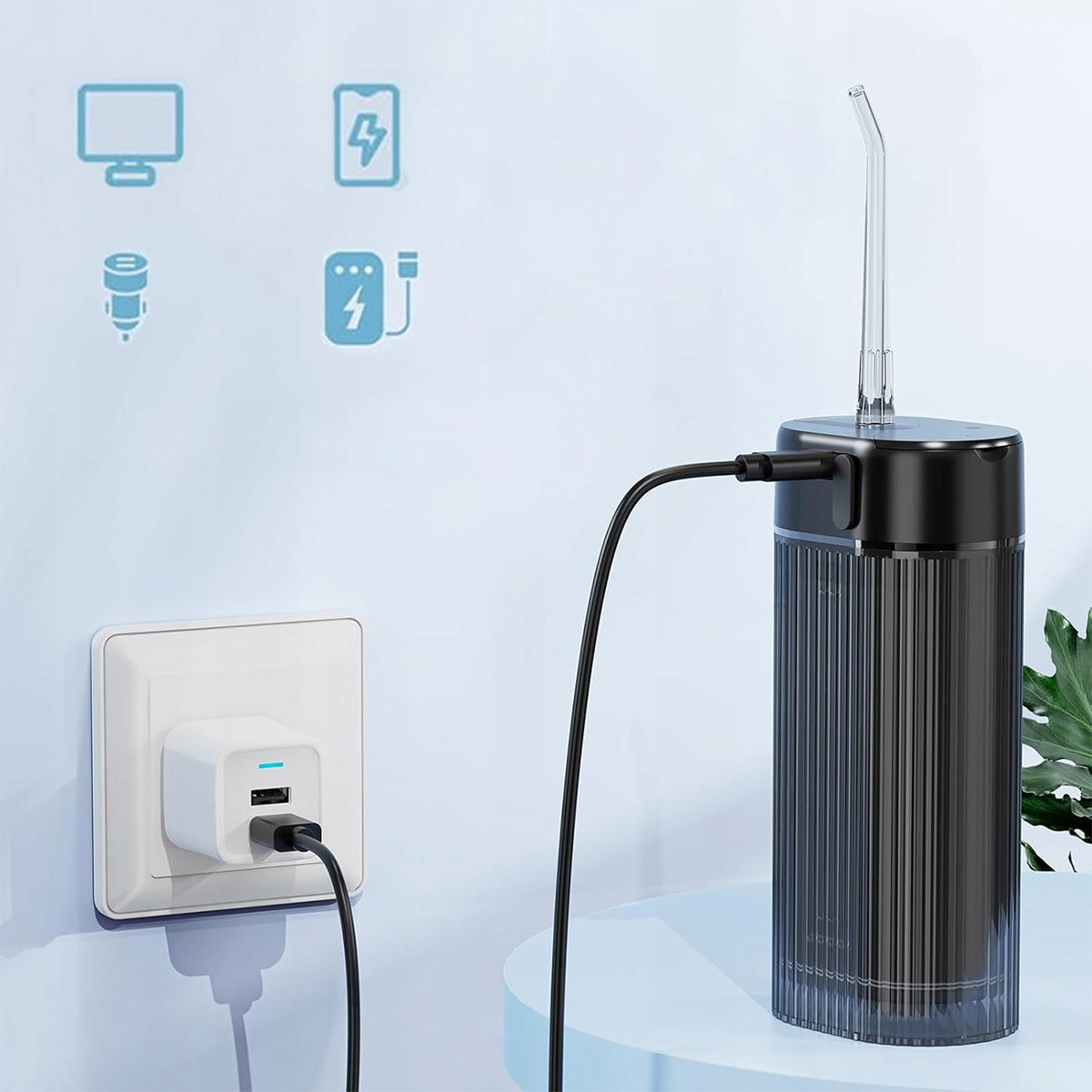 Irrigateur dentaire portable sans fil pour l'hygiène bucco-dentaire, modèle de voyage Zenwire WF309