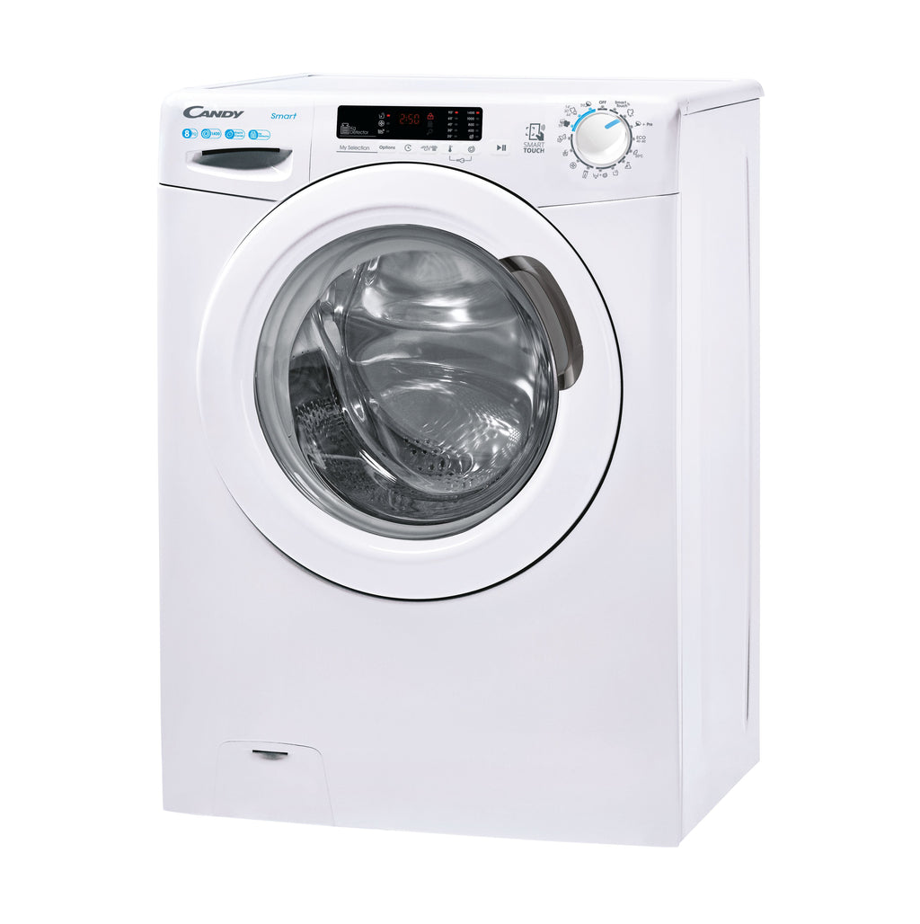 Candy Smart CS1482DW4/1-S machine à laver Charge avant 8 kg 1400 tr/min Blanc