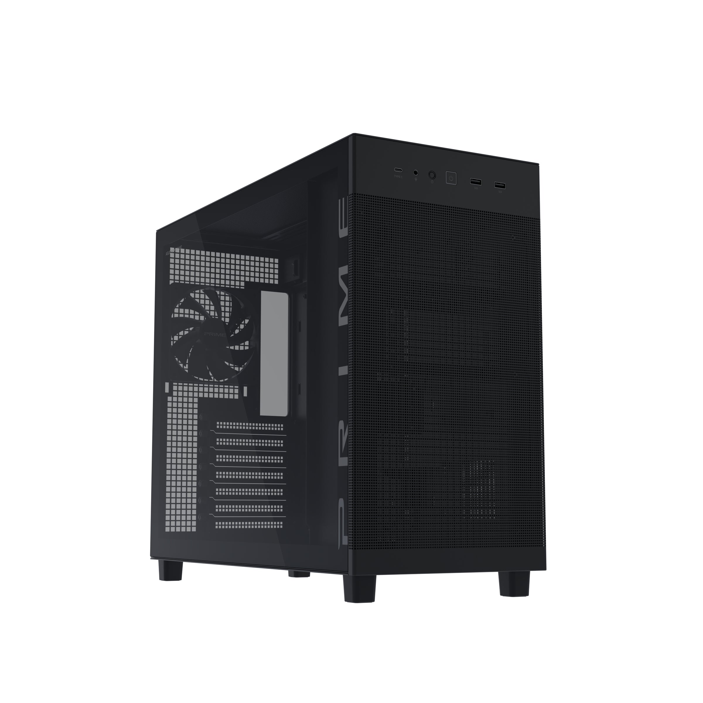 ASUS PRIME AP303 TG Black Midi Tower Noir