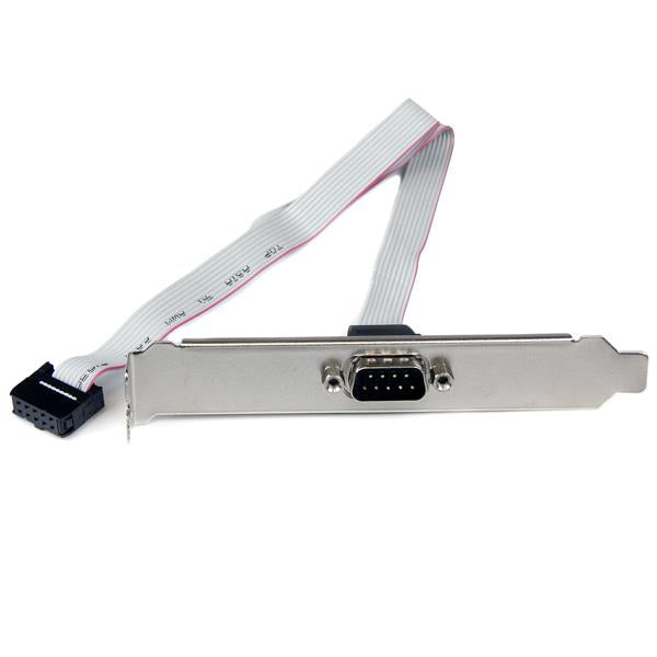 StarTech.com Plaque Adaptateur Série Mâle 9 Broches vers Connecteur Interne Carte Mère 10 Broches, 40 cm