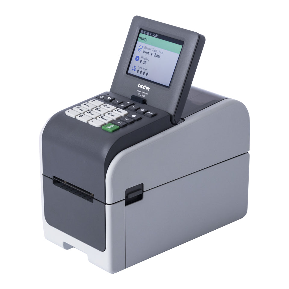 Brother TD-2320DSA203 - Imprimante d'étiquettes réseau de bureau 2 pouces