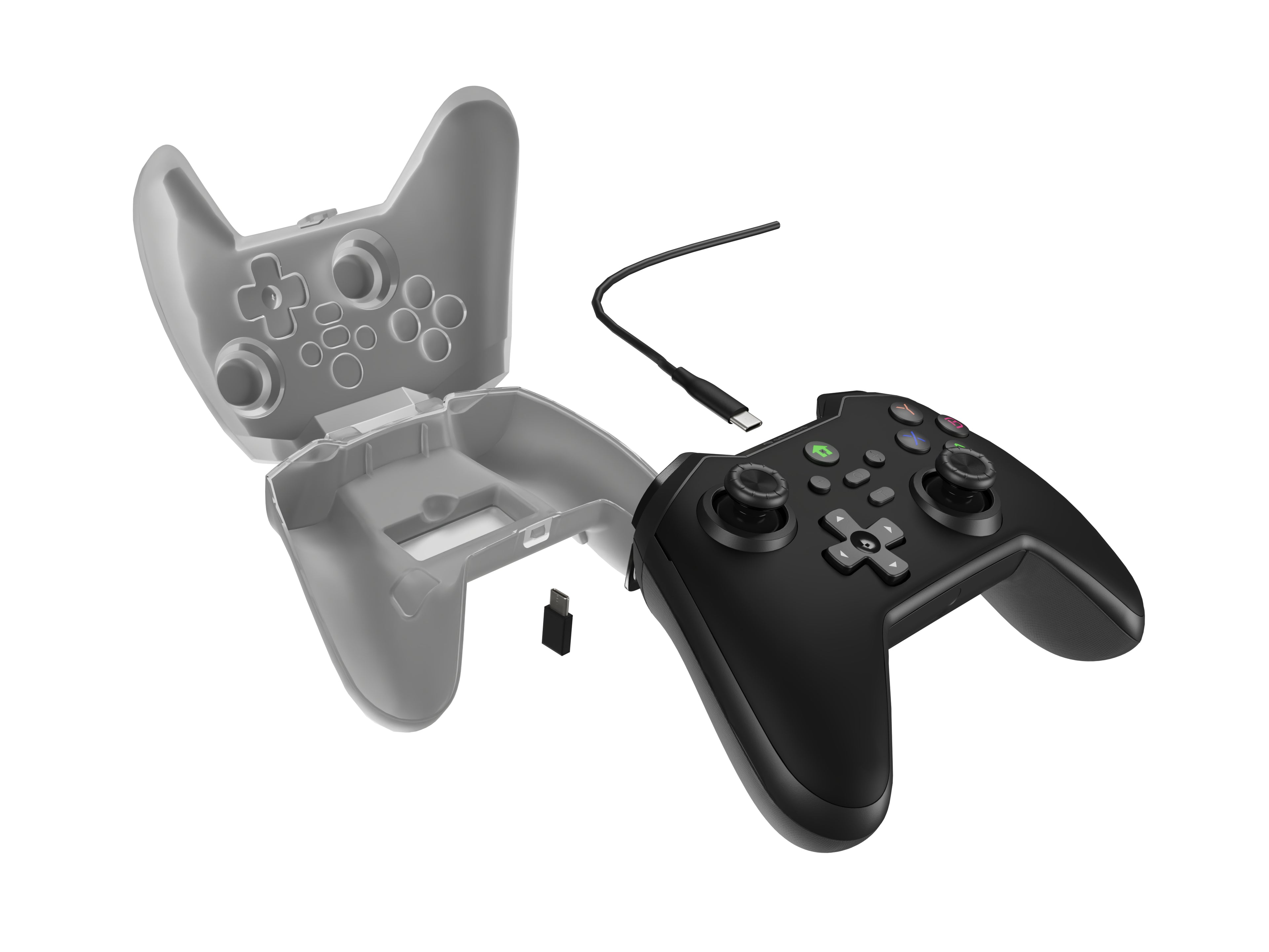 GENESIS Mangan 300 Noir USB Manette de jeu Analogique/Numérique Android, Nintendo Switch, PC