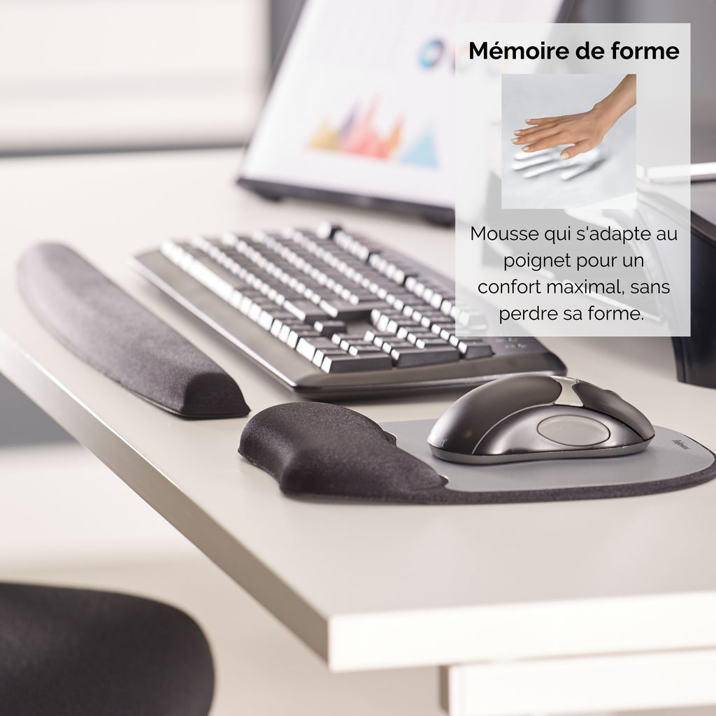 Fellowes Tapis de souris - Repose-poignets Ergo Mouss' - vue 7