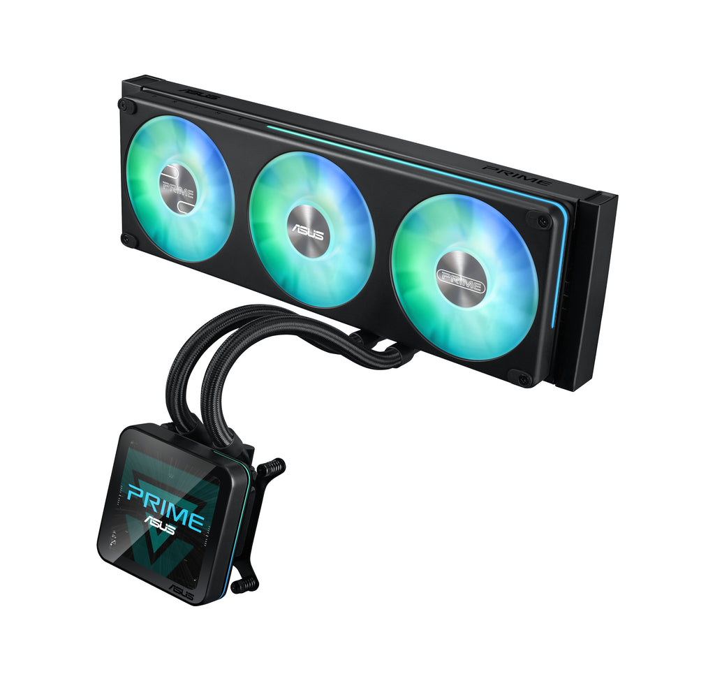 ASUS PRIME SLC II 360 ARGB LCD Processeur Refroidisseur de liquide tout-en-un 12 cm Noir 1 pièce(s)