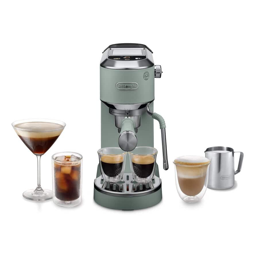 De’Longhi EC890.GR Machine à expresso, Réservoir 1,1 L, Gris