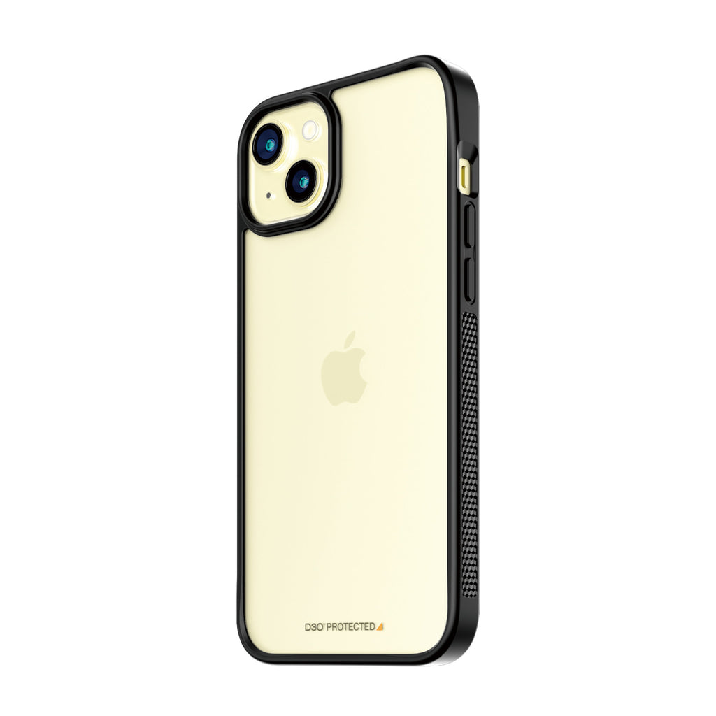 PanzerGlass ClearCase Transparent & D3O pour iPhone 15 Plus, Coque de Protection 6.7"