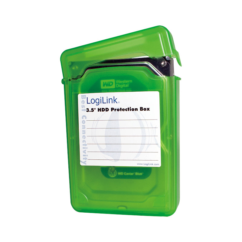 LogiLink UA0133G Housse de disques de stockage Vert