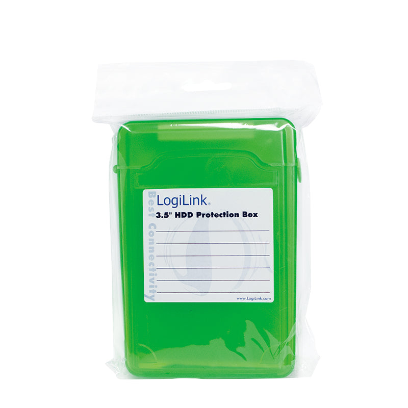 LogiLink UA0133G Housse de disques de stockage Vert