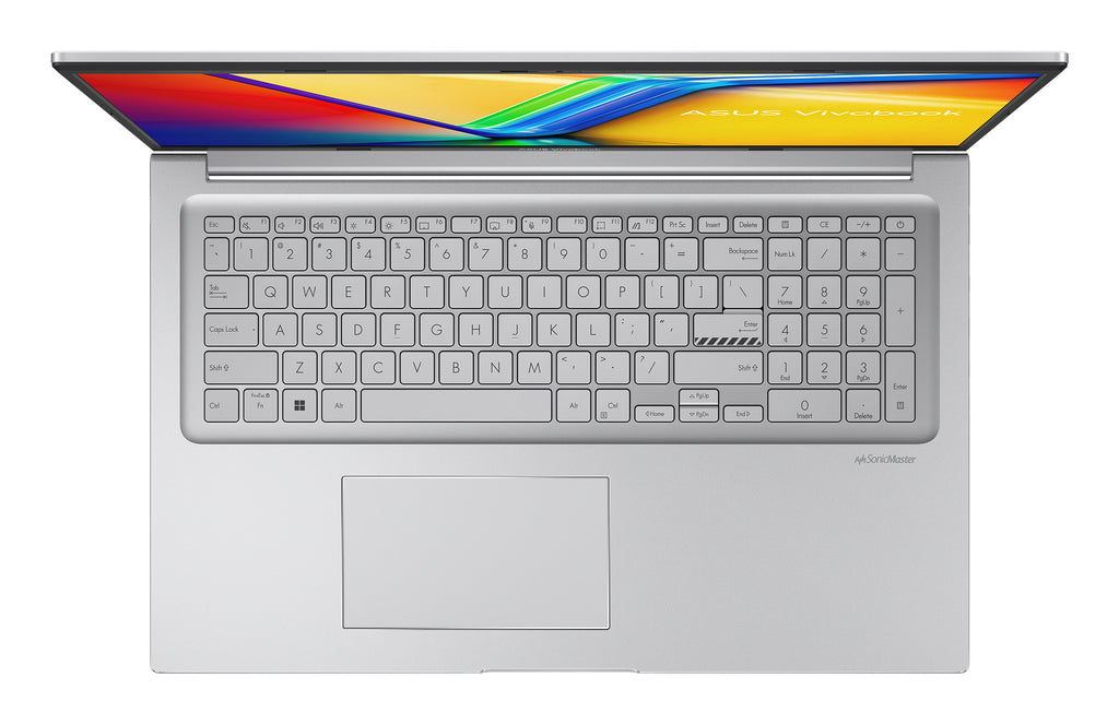 ASUS Vivobook 17 X1704VA-AU918W Intel Core 7 150U Ordinateur portable 43,9 cm (17.3") Full HD 16 Go DDR4-SDRAM 1 To SSD Wi-Fi 6 (802.11ax) Windows 11 Home Allemand Argent - vue 4