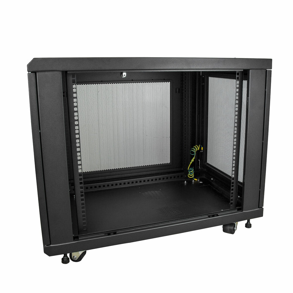 StarTech.com Armoire Rack Serveur 12U 19" Verrouillable avec Roulettes et Rails Ajustables
