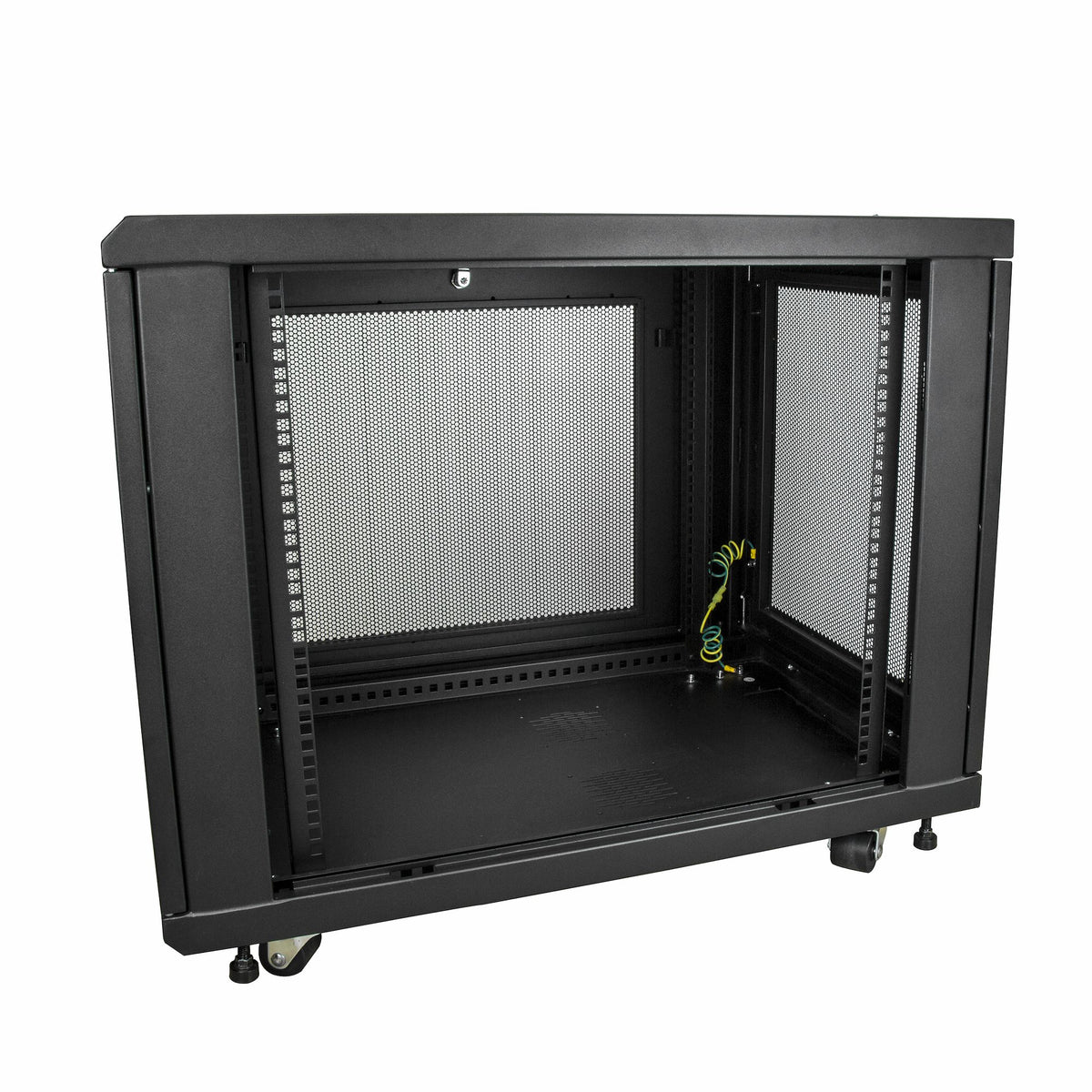 StarTech.com Armoire Rack Serveur 12U 19" Verrouillable avec Roulettes et Rails Ajustables