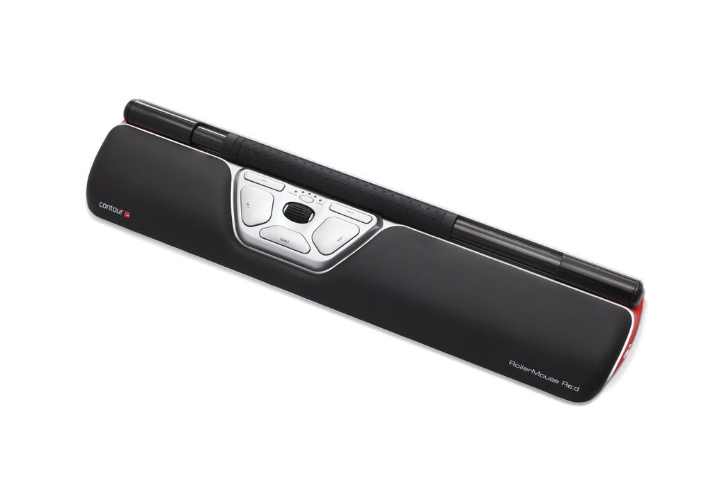 Contour Design RollerMouse Red, Souris Ergonomique avec Barre de Pointage