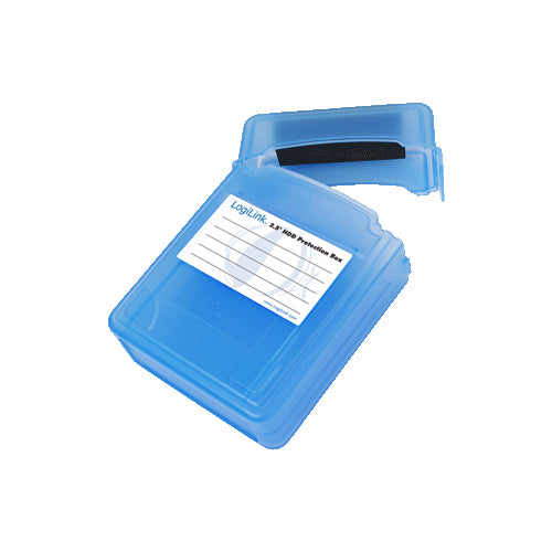 LogiLink UA0132 Housse de disques de stockage Bleu