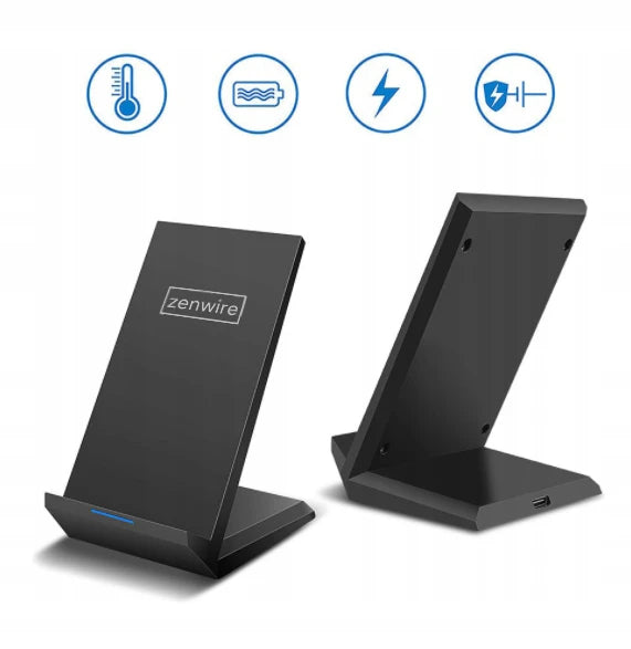 Chargeur sans fil à induction FAST CHARGE 15 W USB-C pour Apple, Samsung et autres appareils - Zenwire A5
