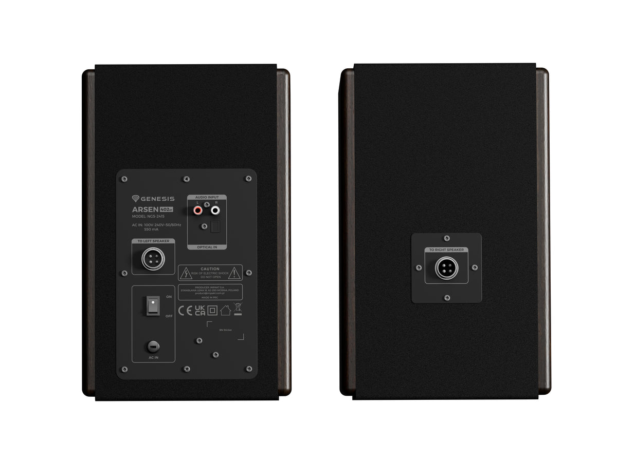 GENESIS ARSEN 402BT 2.0-kanal Højttalersystem Bronze