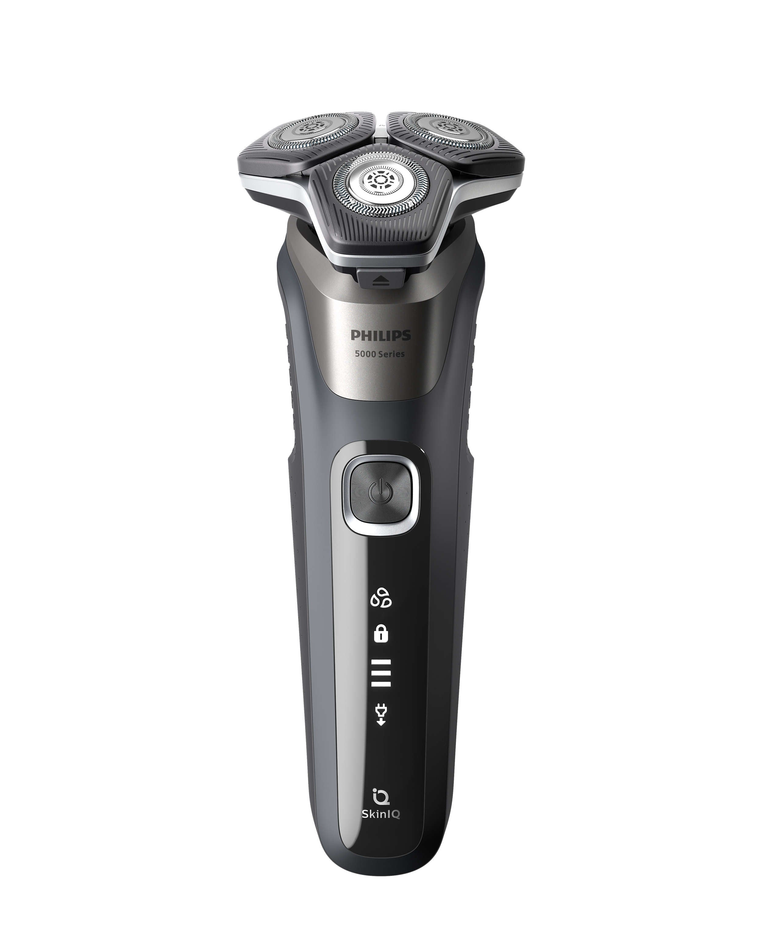 Philips SHAVER Series 5000 S5887/30 rasoir pour homme Rasoir rotatif Tondeuse Noir, Gris