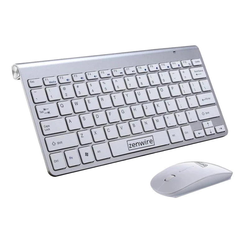 KEYBOARD ET MOUSE WIRELESS USB MINI SLIM KIT pour ordinateur portable TV PC