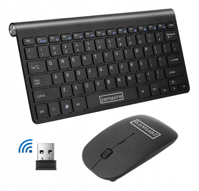 KEYBOARD ET MOUSE WIRELESS USB MINI SLIM KIT pour ordinateur portable TV PC