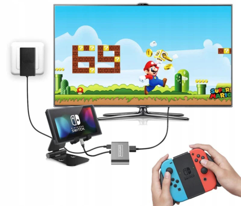 ADAPTATEUR HUB Adaptateur USB-C 4-en-1 HDMI 4K VGA USB Zenwire BYL-2310