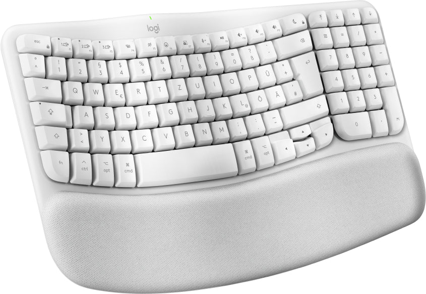 Logitech Ergo Series Wave Keys for Mac Tastatur Trådløs Tysk