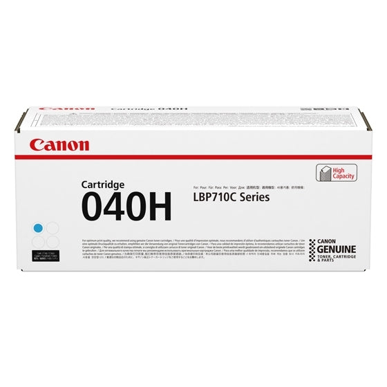 Canon 040H Cartouche de Toner Originale, Cyan