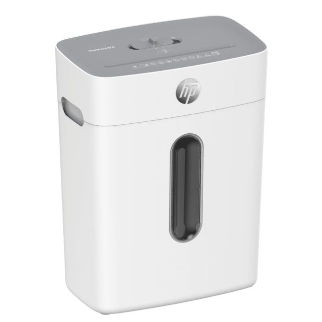 HP OneShred 8CC Destructeur de Papier Coupe Particules, 22 cm, Blanc