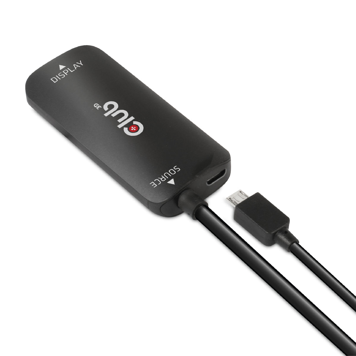 CLUB3D CAC-1336 Câble Adaptateur Vidéo USB Type-C vers HDMI + USB, 1 m, Noir