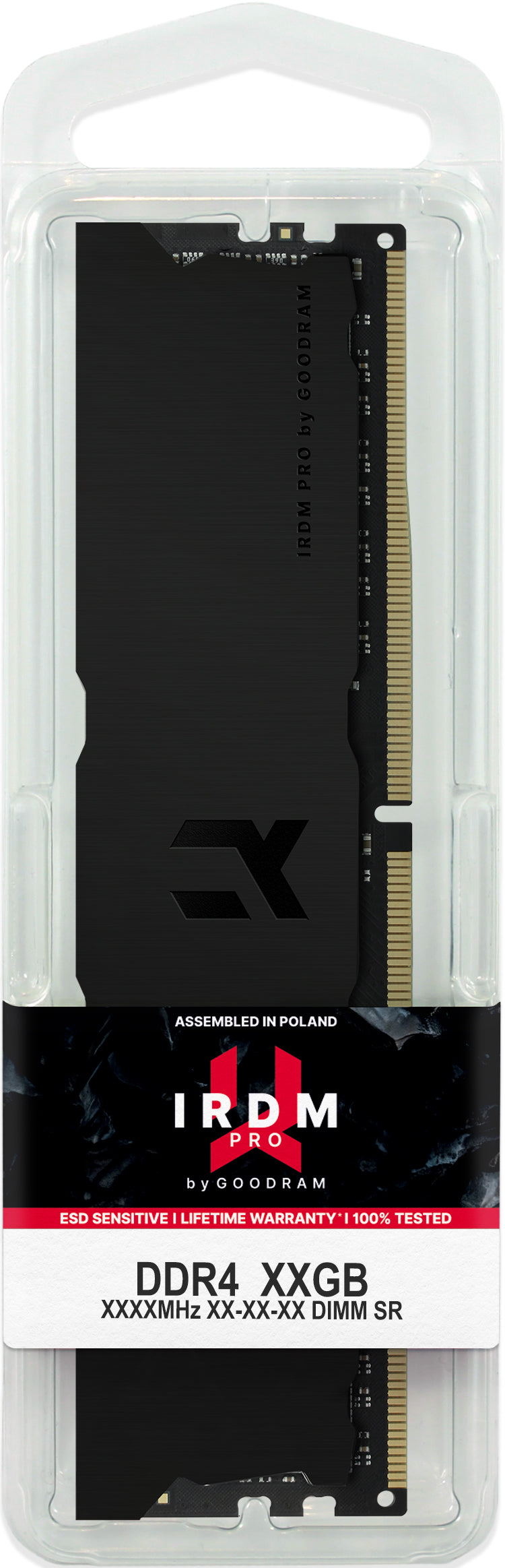 Goodram IRP-K3600D4V64L18/64GDC IRDM DEEP BLACK module de mémoire 64 Go 2 x 32 Go DDR4 288-pin DIMM
