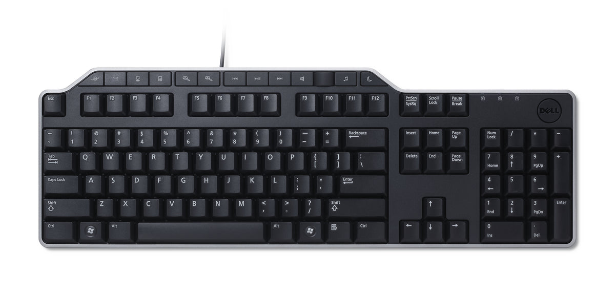 Dell KB522 Clavier Universel USB QWERTY Danois, Noir