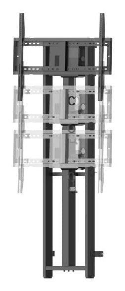 Viewsonic VB-STND-104 Support de Montage pour Écrans Numériques 55" à 86", Noir