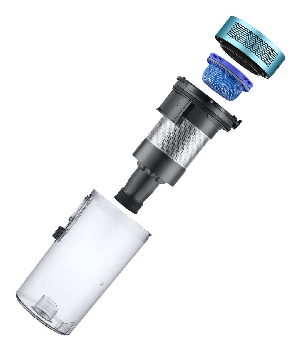 Samsung VS20B75AGR1/GE aspirateur balai et balai électrique Aspirateur-balai 2 en 1 Batterie Sec Sans sac 0,8 L 550 W Noir, Chrome, Couleur menthe, Bleu