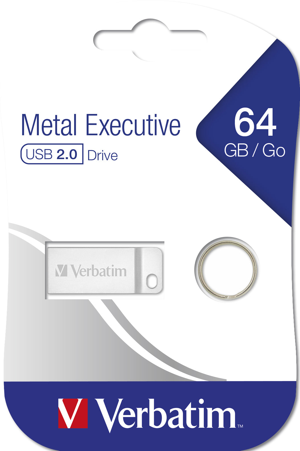 Verbatim Clé USB 2.0 Executive Métallique 64 Go